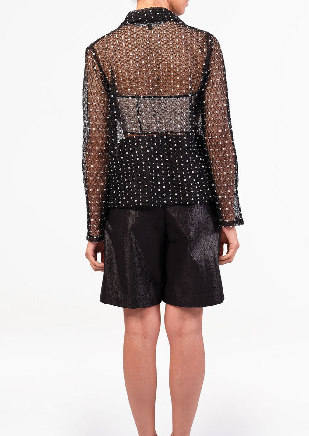 Black Lace Shirt