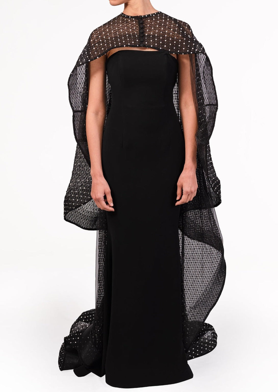 Black Column Dress