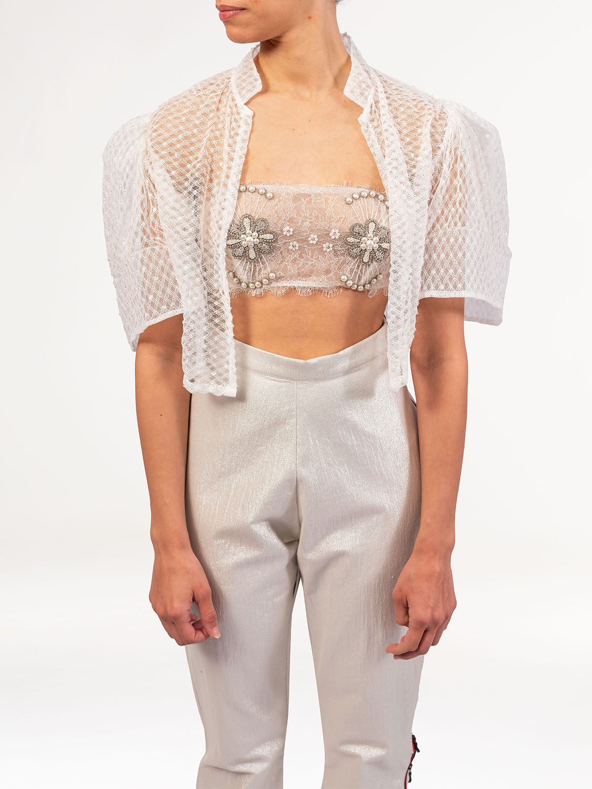 White Lace Bandeau