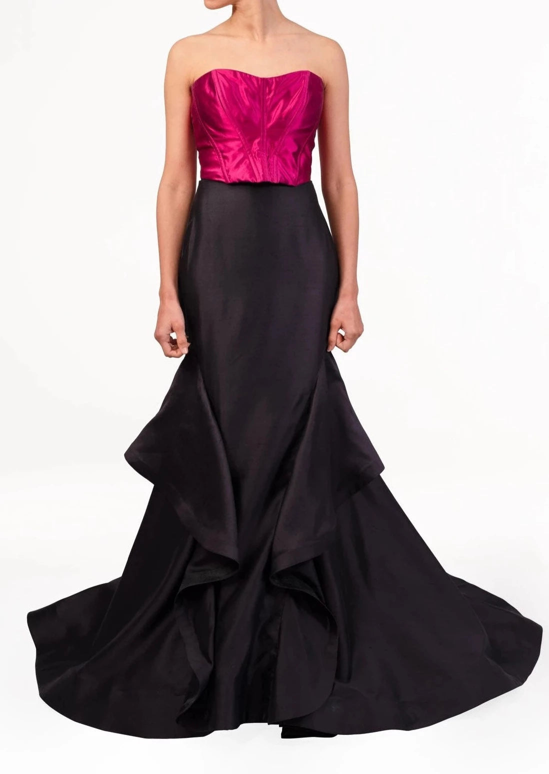 Taffeta Fuchsia Corset