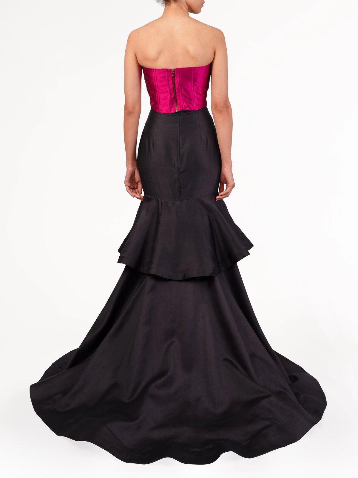 Taffeta Fuchsia Corset