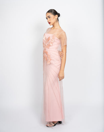 Oh So Peachy Art deco Bling