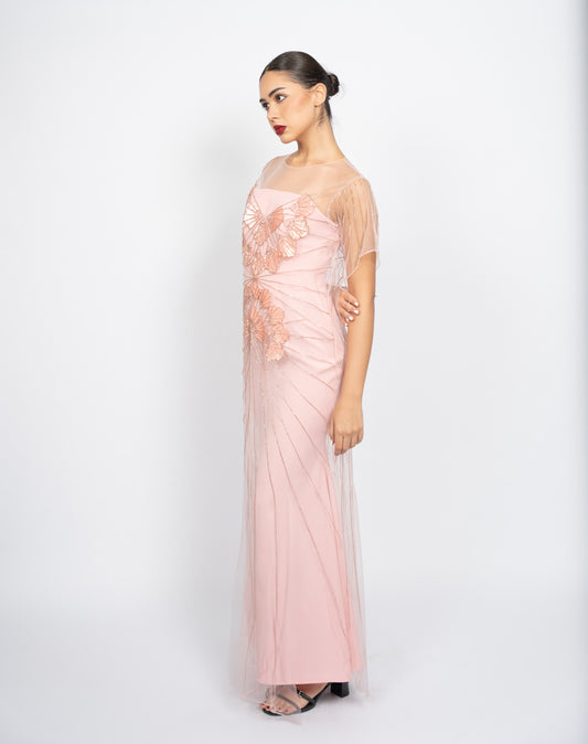 Oh So Peachy Art deco Bling